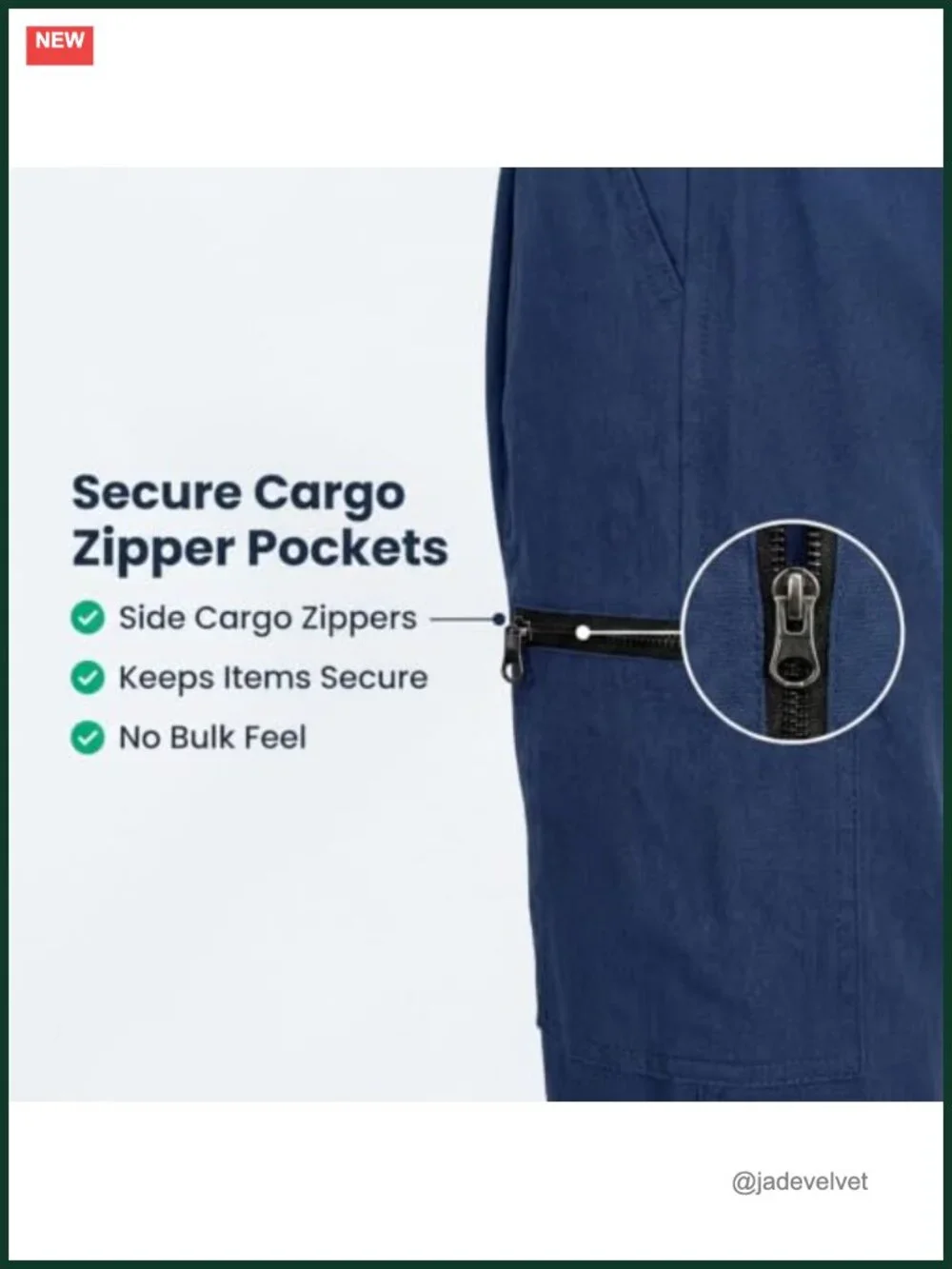 Boys Cargo Jogger Pants Elastic Waist Zipper Pockets School Trousers